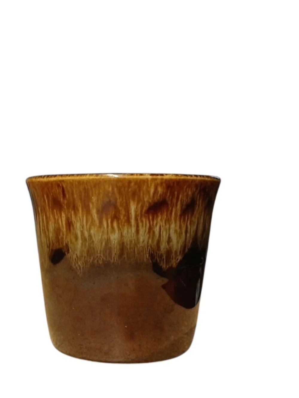 Brown Drip Glaze Ceramic Coffee Mug USA